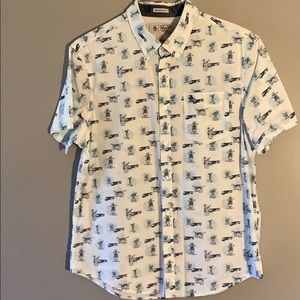 Original Penguin Heritage Slim Fit Print Shirt